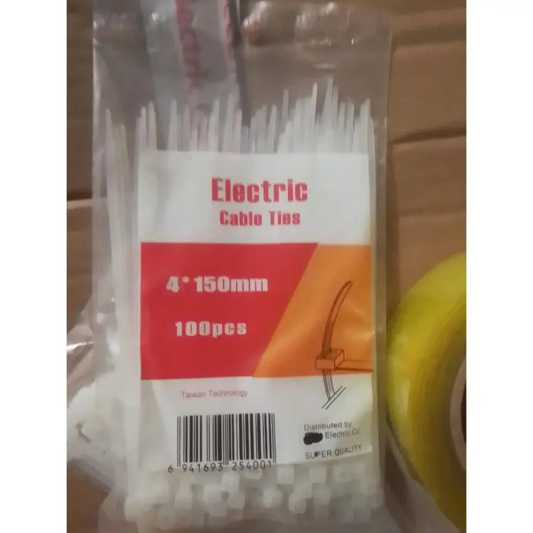 Electric Cable Ties 4*150 100 pcs S Size